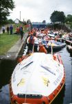 Το αδιαχώρητο σε ένα από τα locks του Caledonian Canal.